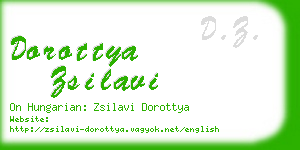 dorottya zsilavi business card